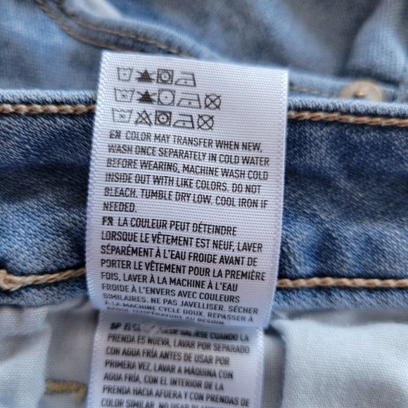 🦅 American Eagle Super Stretch Skinny Jeans Size 8 short - Picture 11 of 11